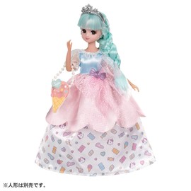 Takara Tomy Licca-chan Gelato Dress Set, Candy Unicorn, Dress-Up, Pretend Play, Toy, Ages 3 and Up