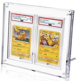 [99.8% UV Reduction] Acrylic Honpo Screw-down for PSA 2 Row Magnetic Loader Compatible with PSA CGC Display Case with Stand for Appraisal Exhibition Storage Storage High Quality Specifications with