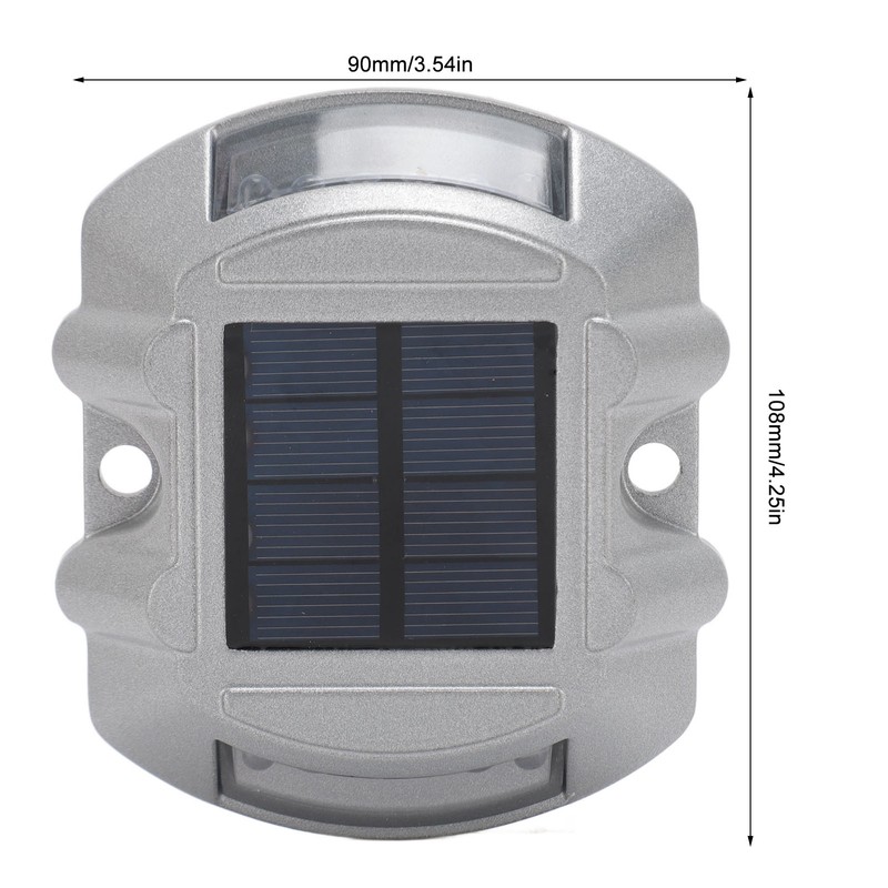 Solar Road Stud Light Aluminum Alloy Solar Powered Outdoor Waterproof