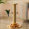 Durable Wooden Cat Tree Scratching Posts, Teaser Wands, And Scratching