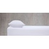 Linen Home White Pillowcases 2 Pack, Easy Care Soft Brushed