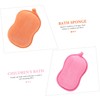 Beavorty Exfoliating Body Scrubber Kids Bath Sponges Set Bath Shower