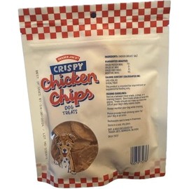 Trader Js Crispy Chicken Chips Dog Treats 2.5 oz (70g) - 2 Count (100% USDA Chicken Breast Meat - no Grains, Soy, Dairy, Corn)