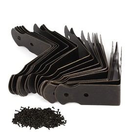 BQLZR 1.57x0.7 Antique Decorative Vintage Box Corner Guards Cover Edge Cover Pack of 20