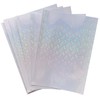 10 Hologram Stickers Transparent A4 Size Glitter Cutting Stickers Glossy