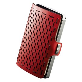 I-CLIP With coin compartment, red, Modern