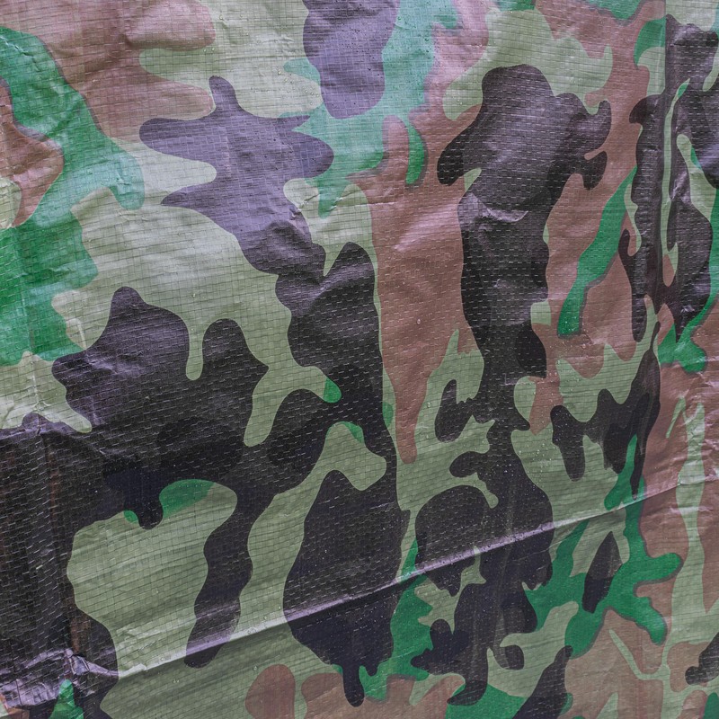 Waterproof camouflage tarpaulin/ground cover sheet/army basha tarp ideal for birdwatching,tent