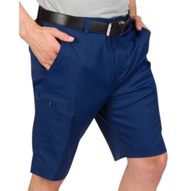 Pantalones cortos de golf cargo para hombre, ajuste seco, bolsillos grandes, ligeros, absorben la humedad, elásticos en 4 direcciones, Azul marino, 3-6 meses