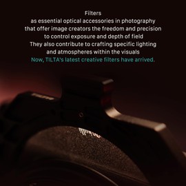 TILTA Illusion 95 mm Digital Dynamic Diffusion 1/8 Filter Compatible with Tilta Mirage Matte Box, Lens Circular Filter for DSLR Cameras Photography Accessories TF-95-DDD18