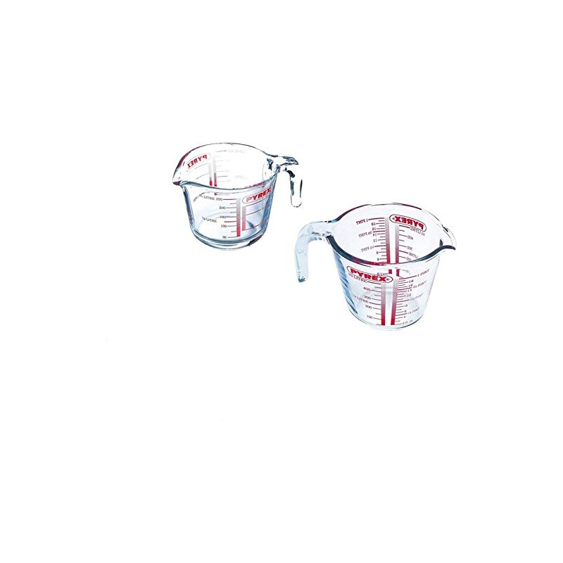 Pyrex 2 Piece Jug Set 0.5lt / 0.25lt