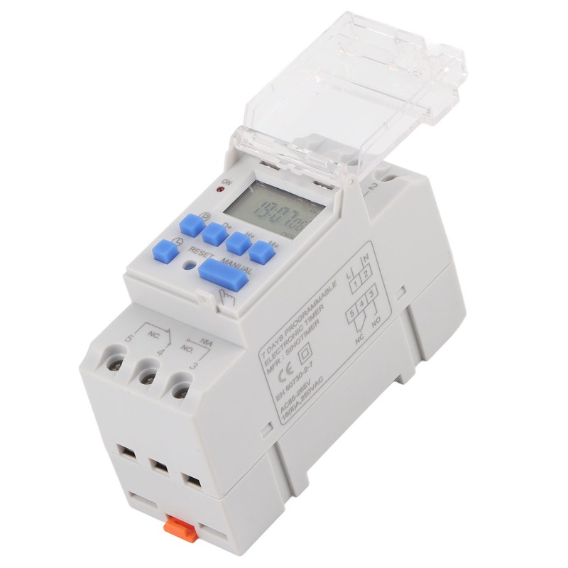 85‑265V AC 16A Weekly 12/24hrs Timer Switch LCD On Off