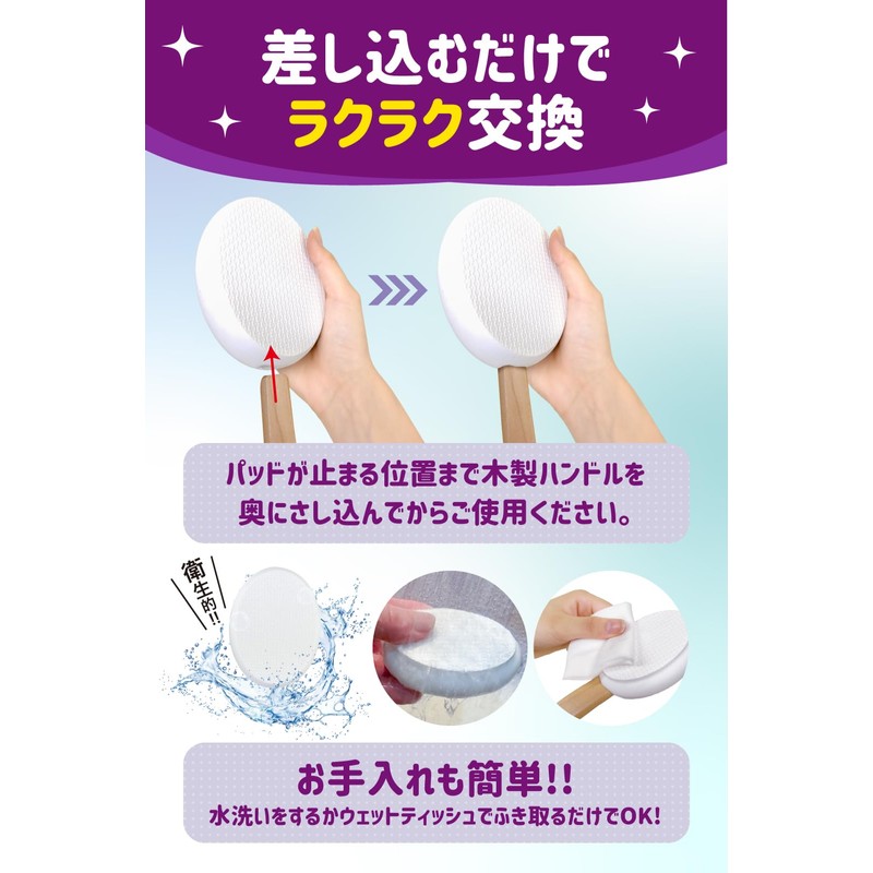 Dermatologist Recommended, Nureasy Replacement Pad, Dedicated Pad, Back Application Tool,