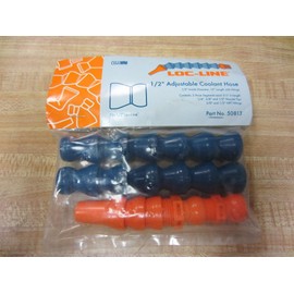 LOC LINE 50813 1/2" HOSE ID, 1/2, COOLANT HOSE NOZZLE, 1/4 & 3/8" NOZZLE DIAM, 13" HOSE LENGTH, COOLANT HOSE KIT 3/8 & 1/2" NPT FOR LOC-LINE MODULAR HOSE SYSTEMS