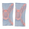 1 Pair Knee Brace Thickened Pads Breathable Mesh Silicone Spring