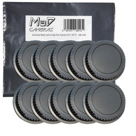 MaD Cameras 10x Rear Lens Dust Cap for Canon EOS EF/EF-S Mount Camera Lens such as 18-55mm 75-300mm 50mm etc.