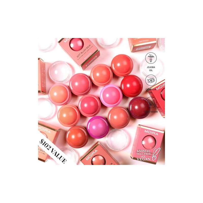 Moira Rubor Soft Blush Balm (003, Dreamer)