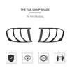 JeCar Carbon Fiber Tail Light Cover Bezel Trim Accessories for