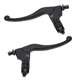 Aynaxcol 7/8" 22mm Left Right Clutch Brake Handle Levers Perch Replacement for Honda XR50 XR70 XR80 XR100 XR200 XR200R Replacement for Honda CRF70 CRF80 CRF100