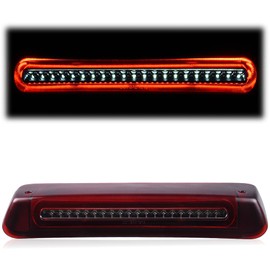 G-PLUS LED Third Brake Light High Mount Stop Light,Fit For Ford F150 2004 2005 2006 2007 2008,Rear High Mount Cargo Tail Roof Light Lamp,Red Housing Clear Lens