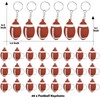 CiciBear 40 Pack Football Keychains Party Decoration for Birthday,Gender Reveal,Thursday