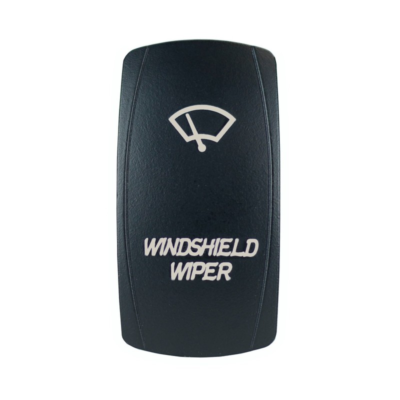 Laser Backlit Green Rocker Switch Windshield Wiper 20A 12V On/Off