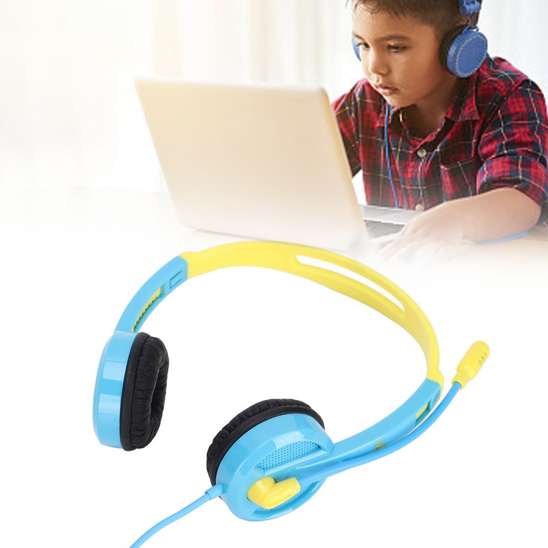 Children's Learning Headphones Adjustable Light Weight Noise Reduction Kids Headphones