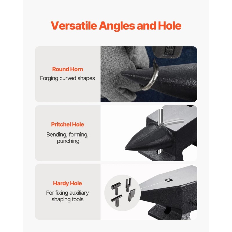 VEVOR 22lbs Blacksmith Anvil Steel Heavy Duty Premium Quality for
