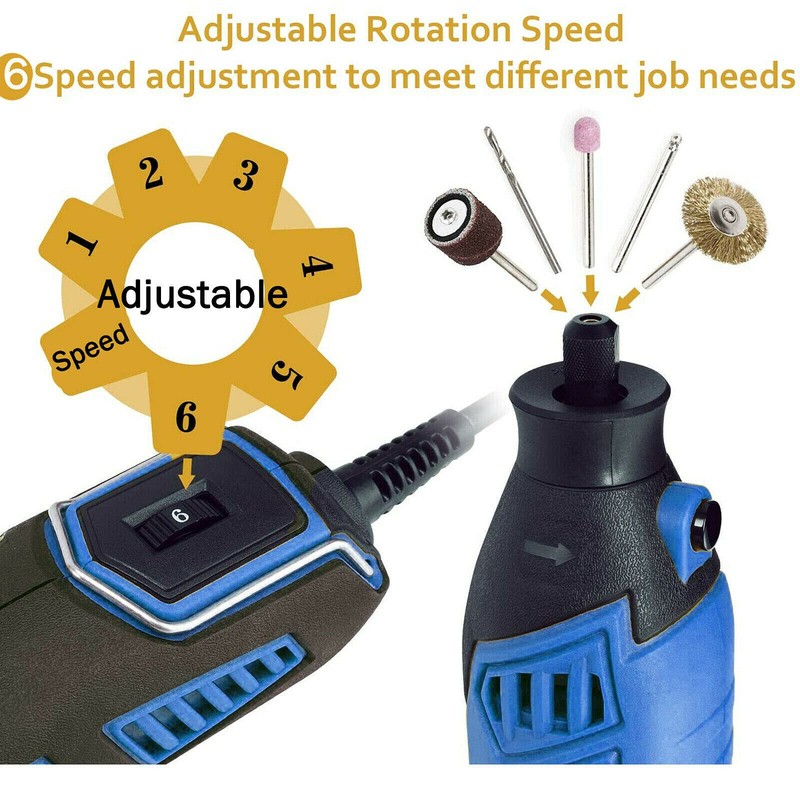 234pcs Rotary Tool Set 135W Accessory Rotary Multi Tool Set