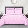 Pamposh Satin Stripe Double Duvet Set - Premium Hotel Quality