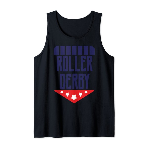 Roller Derby Player Flags Skating Team Tank Top