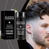 2 piezas Polvo para peinar el cabello para hombres, textura