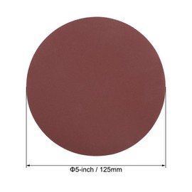 uxcell 5-Inch PSA Sanding Disc Aluminum Oxide Adhesive Back Sandpaper 800 Grit 15 Pcs