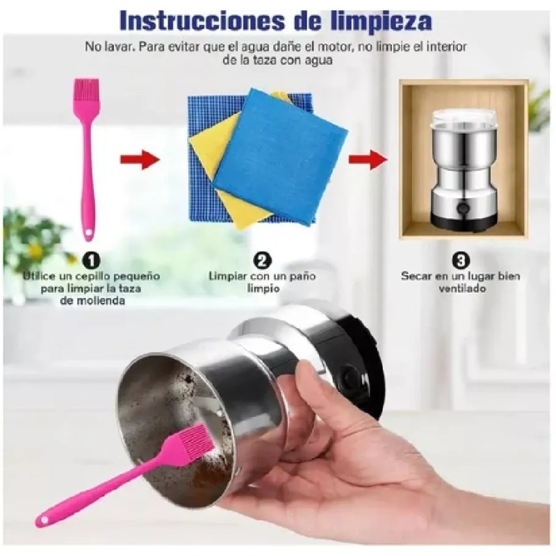 KFMX Molino Pulverizador Electrico Granos Café Hierbas Especias