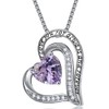 I Love You for Always And Forever BirthstoneWomen's Pendant Necklaces