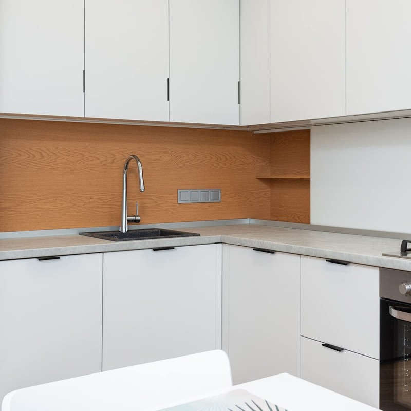 Ravinte 30 Pack Finger Pulls for Cabinets 128mm/5 Length Black