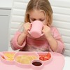 PrimaStella Silicone Baby & Toddler Training Cup with Handles (Rainbow