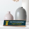 Outstanding Legal Analyst Gold Frame, Desk Sign (2x8")