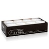 Qult Farluce Tea Lights in Plastic Case, Soot-Free, Unscented, Nightlights