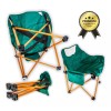 Plasticocina Silla Plegable Portátil Para Campamento Jardín Playa Verde