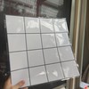 MORCART Peel and Stick Tiles, Versatile, White Large Grid Pattern,