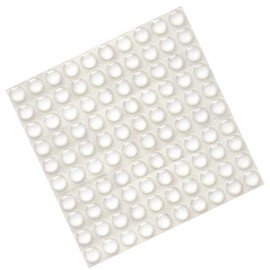 Drawer Bumpers Pads, 6mm*2mm Tiny Cabinet Door Bumpers,Cupboard Dots Self Adhesive Clear Rubber Feet Tiny Bumpons for Furniture Table Laptop 100pcs