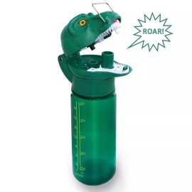 Sun Company RoarBottle T-Rex - Roaring Dinosaur Water Bottle for Kids | BPA Free