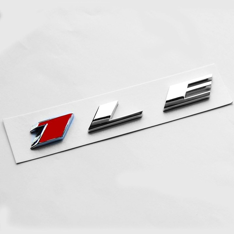 Yoaoo 2x OEM Red 1LE emblem badge letter Rear Side
