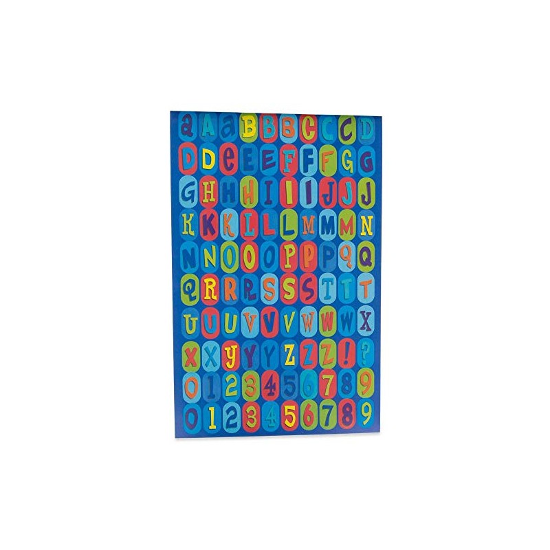 600 Letters and Numbers Stickers