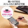 Elecom P-TPSLIMC02BK Stylus Pen, Ultra Sensitivity, Lightweight, Slim Tip, 0.2