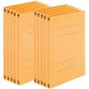 Plus PP Flat File A4 Vertical Yellow 10 Books No.121P