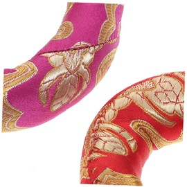 Levemolo 2pcs Singing Bowl Mats Buddha Sound Bowl Mats Nepal Cotton Craft for Meditation Home Decor Random Color