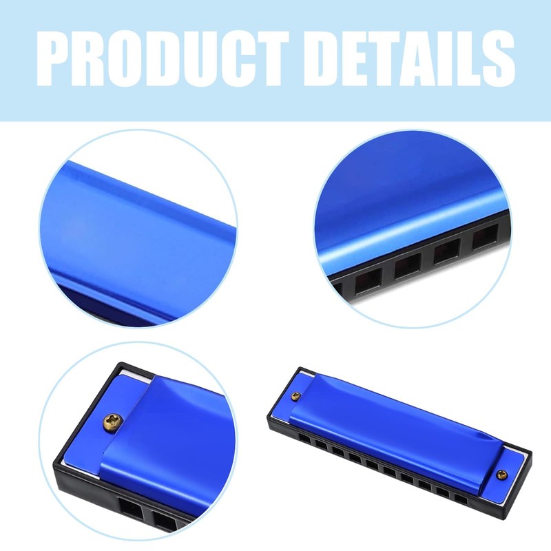 Harmonica 10 Holes 20 Tones Blues Harmonica Mouth Organ Mini