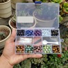 Chengmu 8mm Stone Beads Kit for Jewelry Making, 230pcs Round