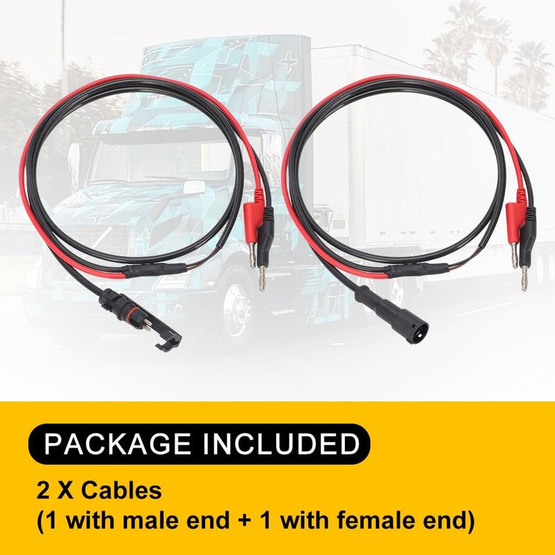 WIKIBB ABS Diagnostic Multimeter Cable Adapter for Heavy Duty Semi